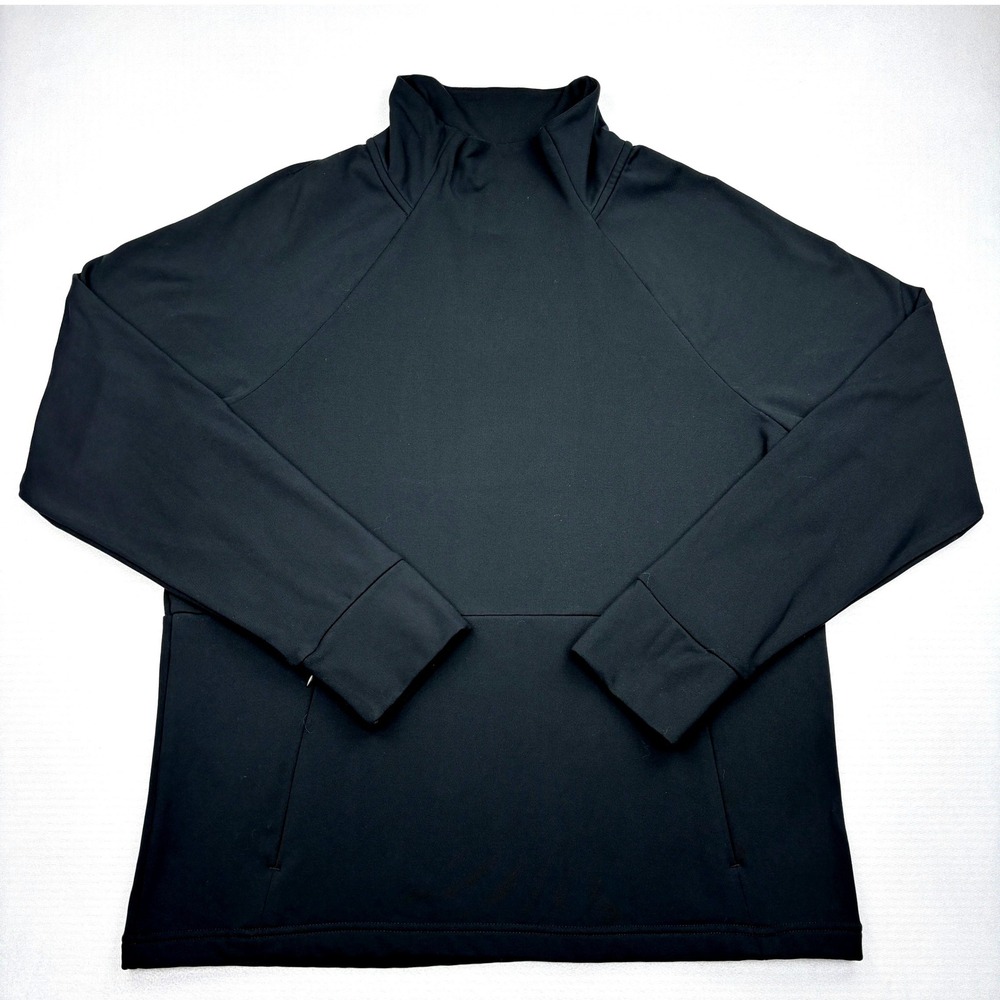 Yogalicious Lux Polarlux Funnel Neck Sweatshirt Womens Large Black LFY92798